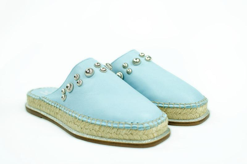 Buttercup Celeste Mules | KF Soles